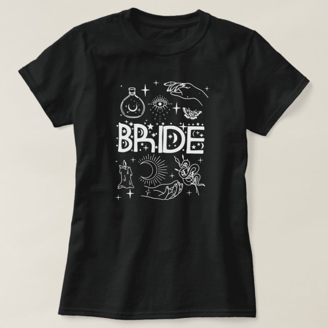 Camiseta Bachelorette Party Bride Bridesmaids Chica WWitch (Diseño del anverso)