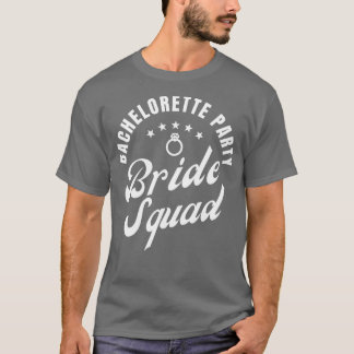 Camiseta Bachelorette Party Bride Squad