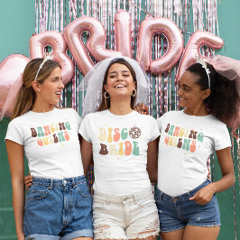 Camiseta Bachelorette Party Disco Personalizado de nombre d