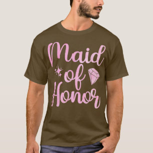 Camiseta Bachelorette Party Maid Of Honor Bride Party Women