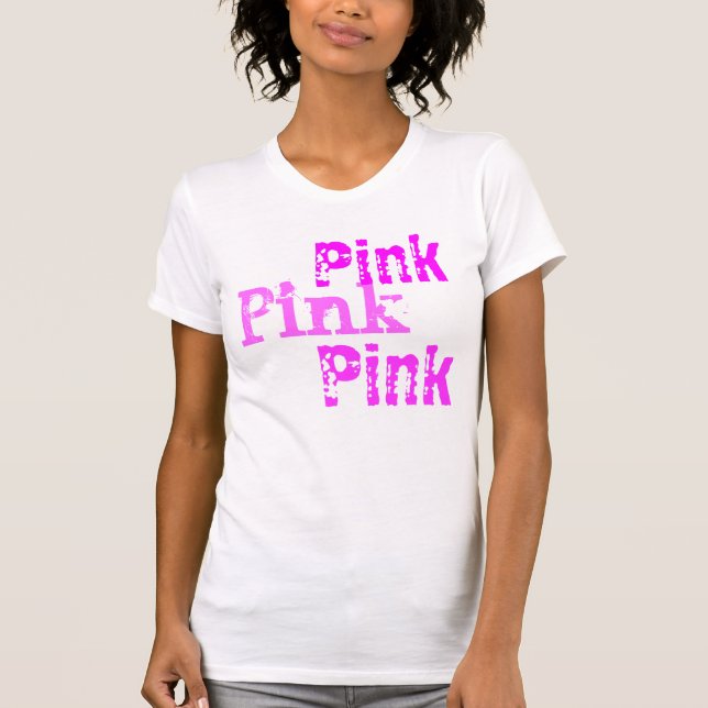 Camiseta Bachelorette rosa rosa rosa rosada (Anverso)
