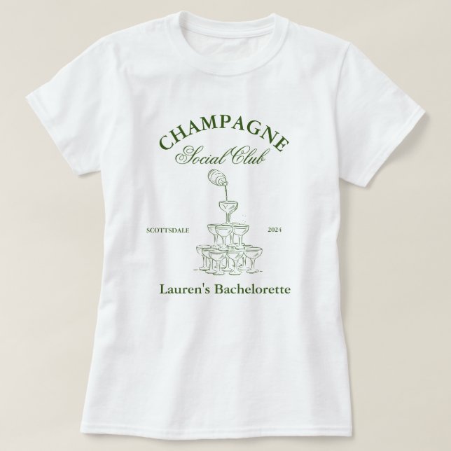 Camiseta Bachelorette Social Club T-Shirt (Diseño del anverso)