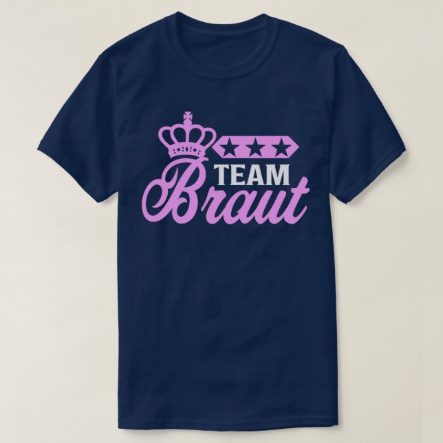 Camiseta Bachelorette Team Bride Wedding bachelorette party (Diseño del anverso)