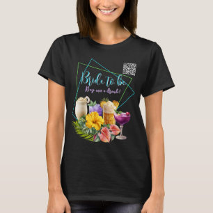Camiseta Bachelorette Tropical Bebe código QR
