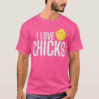 Camiseta Bachelorparty I Love Chicks