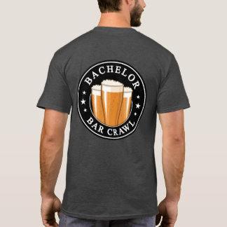 Camiseta Bachiller Bar Crawl - ¡Salud hasta la noche!
