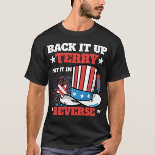 Camiseta Back it up Terry Cuarto de Julio Divertid