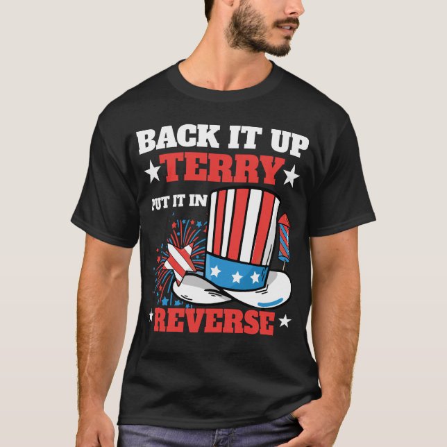 Camiseta Back it up Terry Cuarto de Julio Divertid (Anverso)