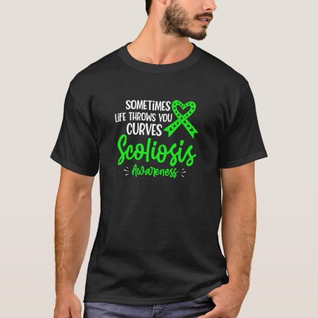 Camiseta Back Surgery Recovery Scoliosis Awareness  13 (Anverso)