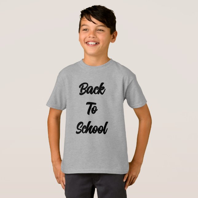 Camiseta Back to school  (Anverso completo)