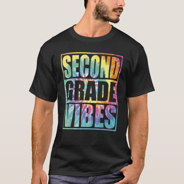 Camiseta Back To School 2nd Grade Vibes Second Grade Teache (Anverso)
