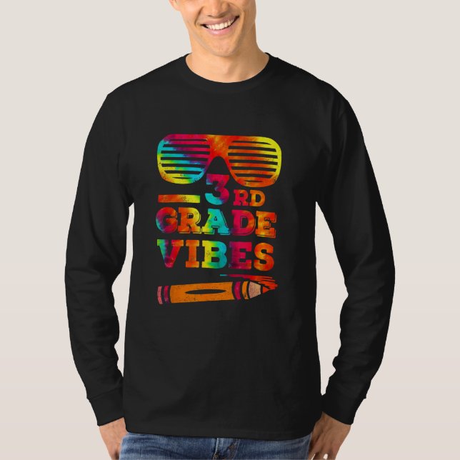 Camiseta Back To School 3rd Grade Vibes  Third Grade Tee (Anverso)