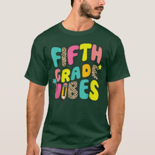 Camiseta Back To School 5th Grade Vibes First Day Of School
