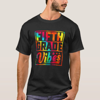 Camiseta Back To School 5th Grade Vibes First Day Of Teache