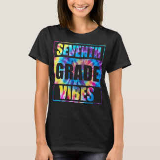 Camiseta Back To School 7th Grade Vibes Shirt, First Day Te