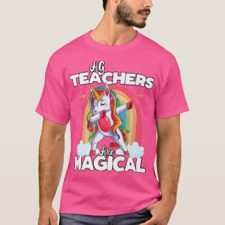 Camiseta Back to School AG Teacher Squad Unicorn Magical Te