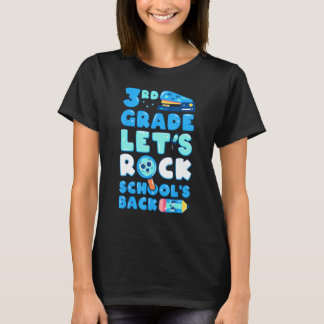 Camiseta Back To School, Boy 3rd Grade, First Day of School
