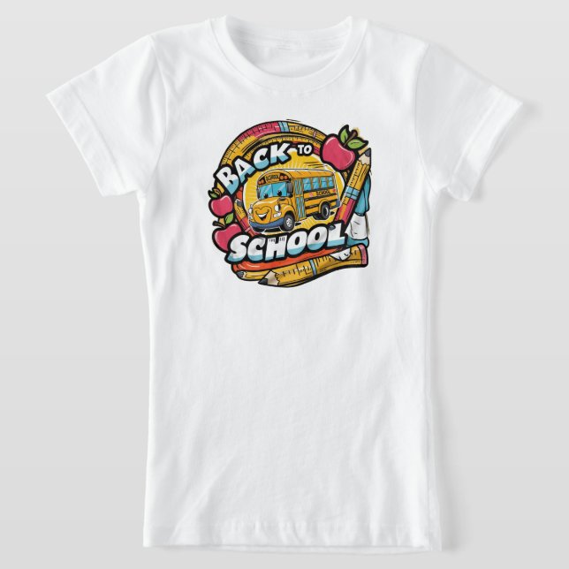 Camiseta Back to School  – Bright & Fun Design (Distribución)