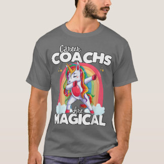 Camiseta Back to School Career Coach Squad Unicorn Magical 