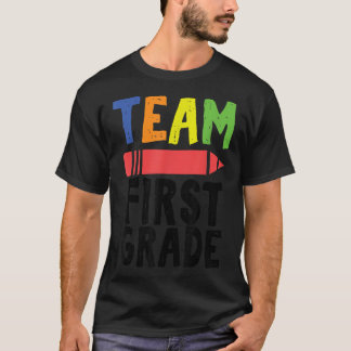 Camiseta Back To School Clothes - Grade One - Team First Gr