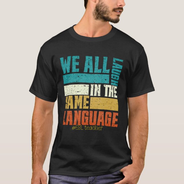 Camiseta Back To School First Day ESL Teacher ESOL Student  (Anverso)