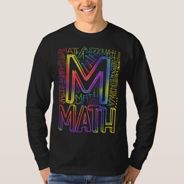 Camiseta Back To School First Day of School Math Teachers T (Anverso)