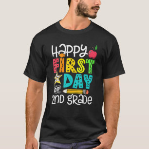 Camiseta Back To School For Teachers Happy First Day Of 2nd