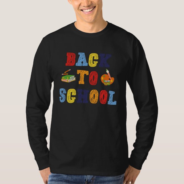 Camiseta Back to School For Teachers Students And Parents (Anverso)