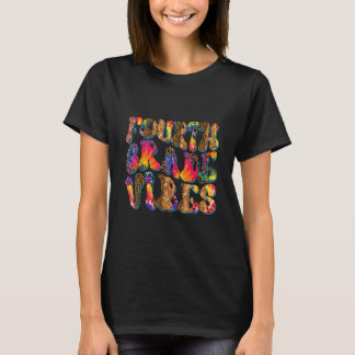 Camiseta Back To School Fourth Grade Vibes Teachers Student