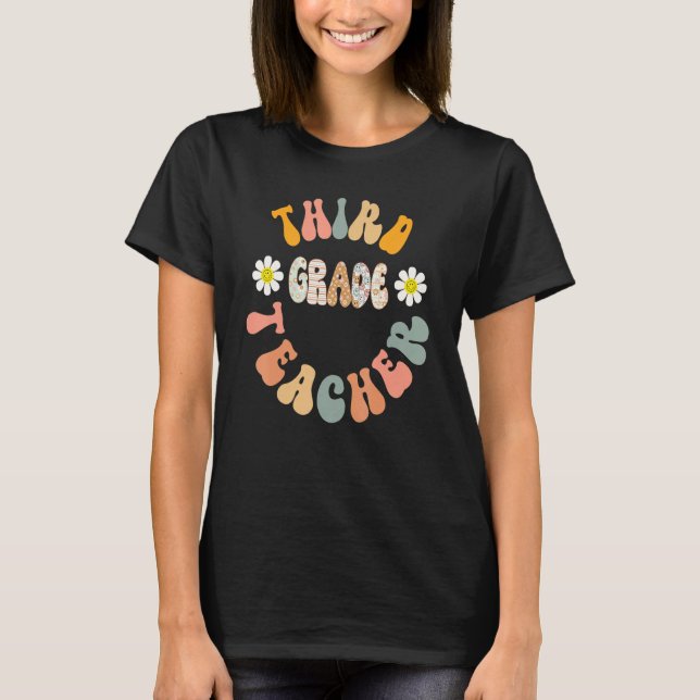 Camiseta Back To School Groovy Retro Outfit 2 (Anverso)