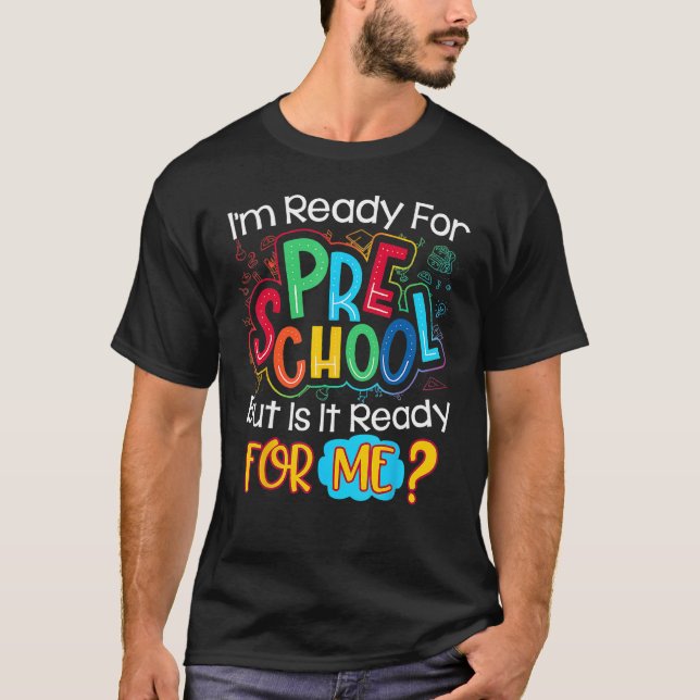 Camiseta Back To School I m Ready To Crush Preschool Teache (Anverso)
