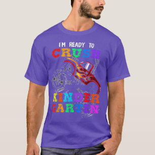 Camiseta Back To School I'm Ready to Crush Kindergarten Mon