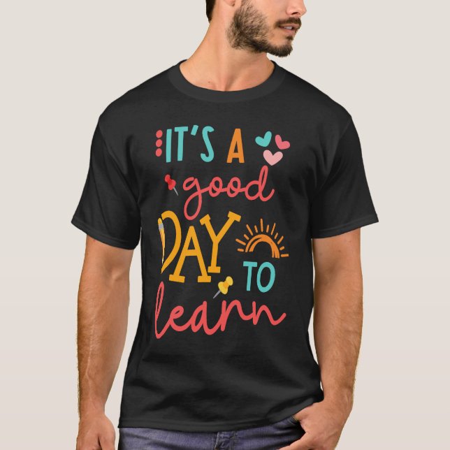 Camiseta Back To School It's A Good Day To Learn Student Li (Anverso)