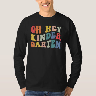 Camiseta Back to School Kindergarten Garten Groovy Teacher 