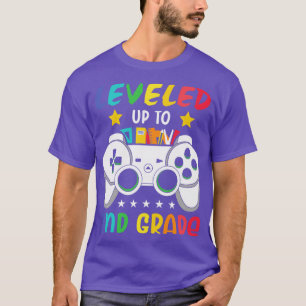 Camiseta Back to school- leveled up to 2nd grade 