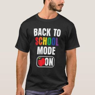 Camiseta Back To School Mode On Grade Pupil Teacher