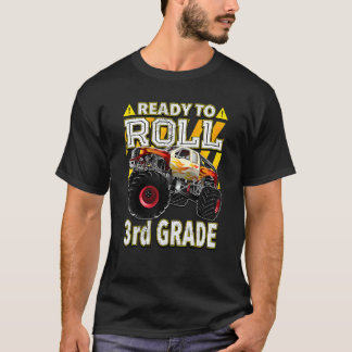 Camiseta Back To School Monster Truck Ready To Roll 3rd G