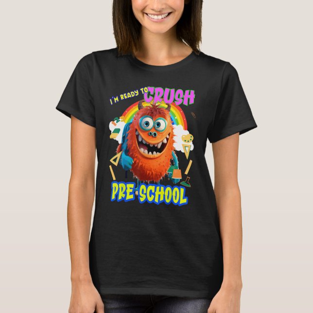 Camiseta Back to School Preschool (Anverso)