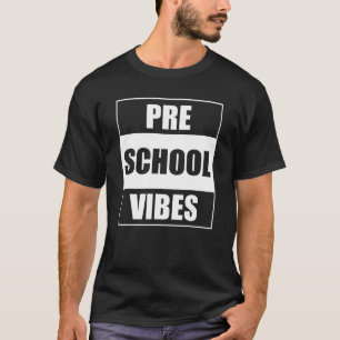 Camiseta Back To School Preschool Vibes