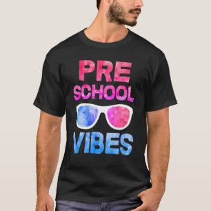 Camiseta Back To School Preschool Vibes First Day Teacher