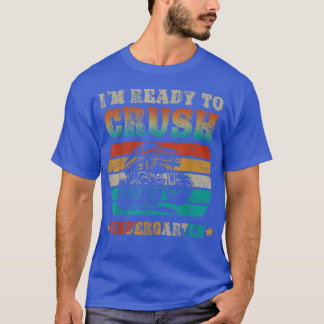 Camiseta Back To School Ready To Crush Kindergarten Monster
