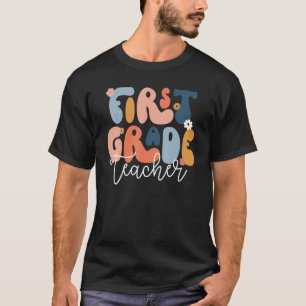 Camiseta Back To School Retro First Grade Teacher