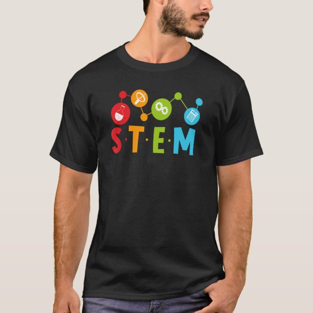 Camiseta Back to School STEM Teacher Boys Girls Science Gee (Anverso)