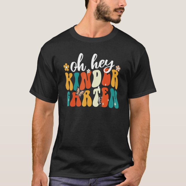 Camiseta Back To School Students Teacher 1st Day Kindergart (Anverso)