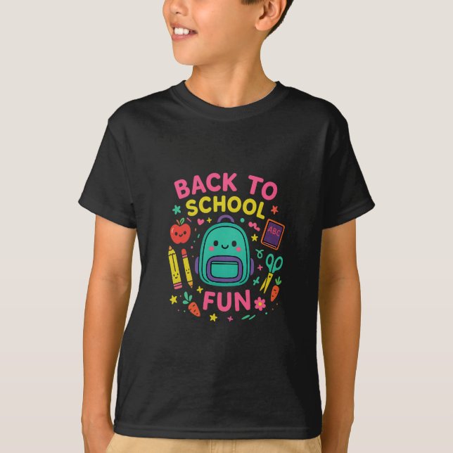 Camiseta Back to  School T shirt (Anverso)