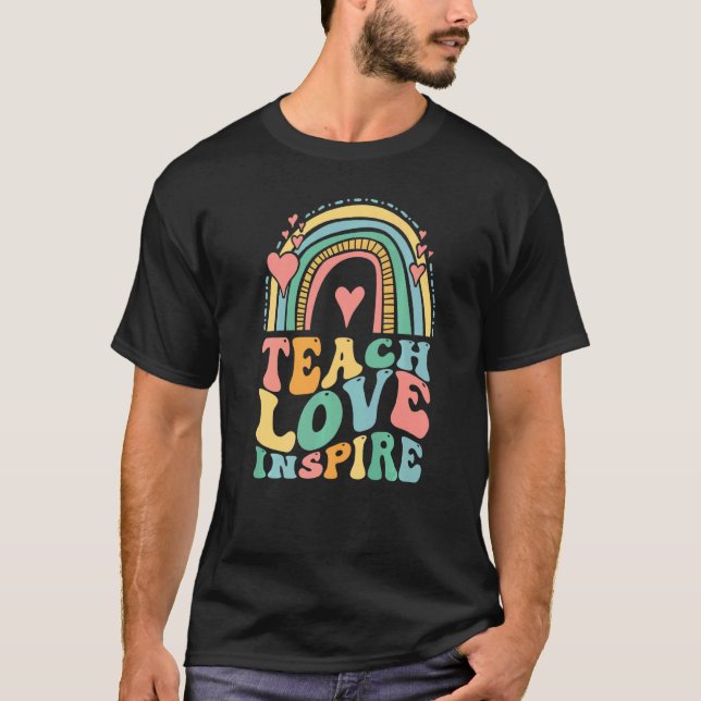 Camiseta Back to School Teacher Appreciation Inspirational  (Anverso)