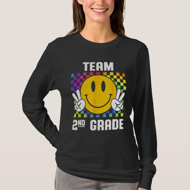 Camiseta Back To School Team 2nd Garde Smile Back To School (Anverso)