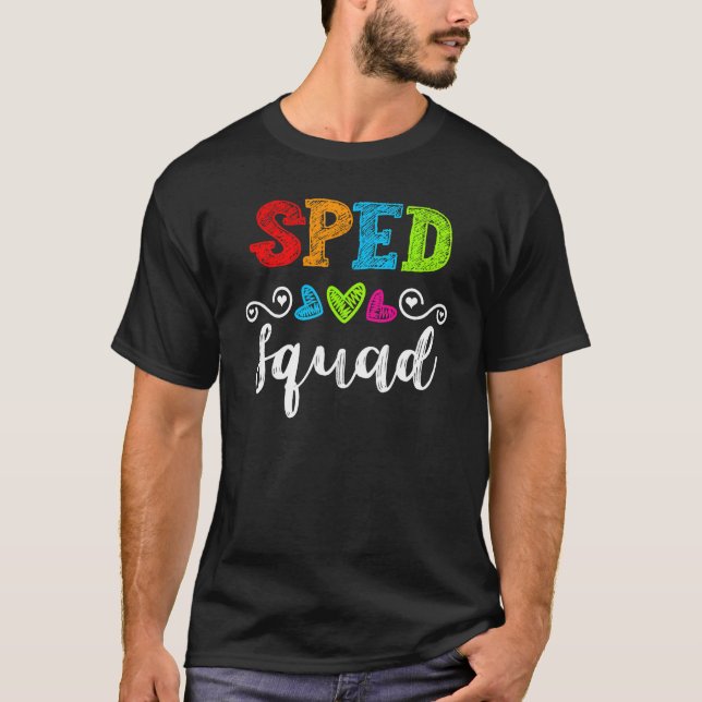 Camiseta Back To School Team  For Special Ed Teacher Sped S (Anverso)