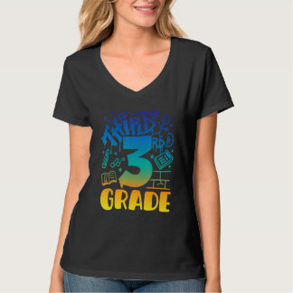 Camiseta Back To School Third 3rd Grade Teacher Boys Graffi