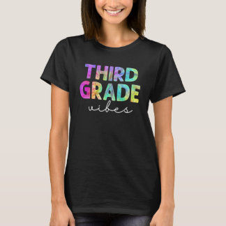 Camiseta Back To School Third Grade Vibes Student Teacher W